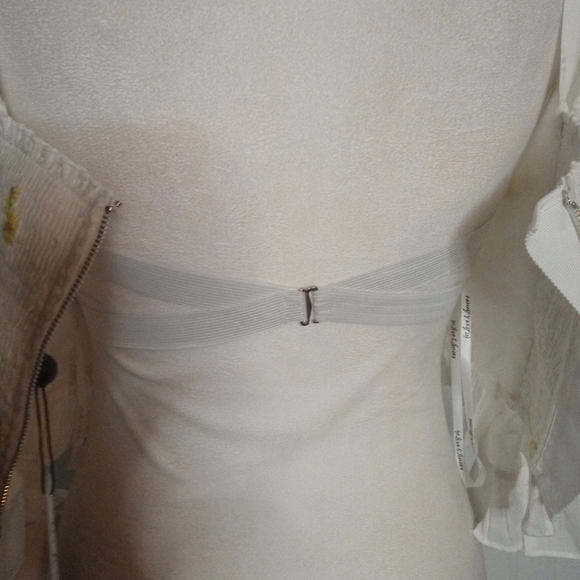 Revolve For Love & Lemons Daisy Floral Embroidered Abby Corset Top Size XS NWT - Picture 13 of 13